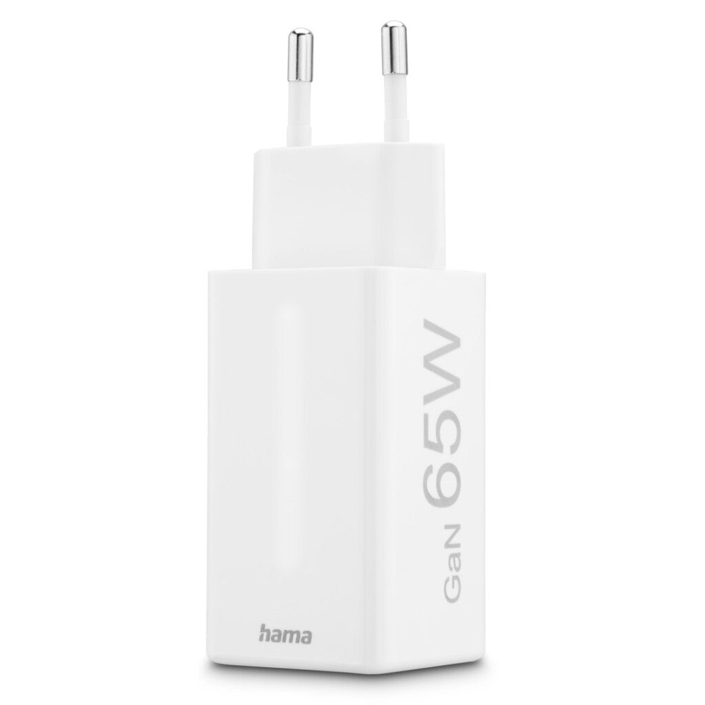 Hama Fast Charger 2x USB-C PD 1x USB-A QC Mini Charger 65W White