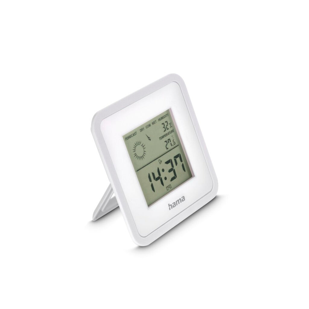 Hama Borneo Digital Thermometer and Hygrometer White
