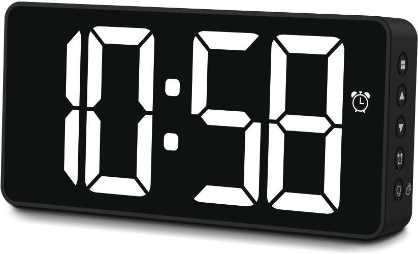 Hama Digitaler Wecker Bali, mit Temperaturanzeige, Nachtmodus, black (00185896) afbeelding 1