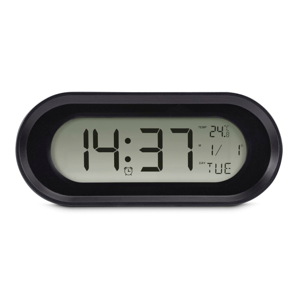 Hama Digital LCD Alarm Clock Samos Black