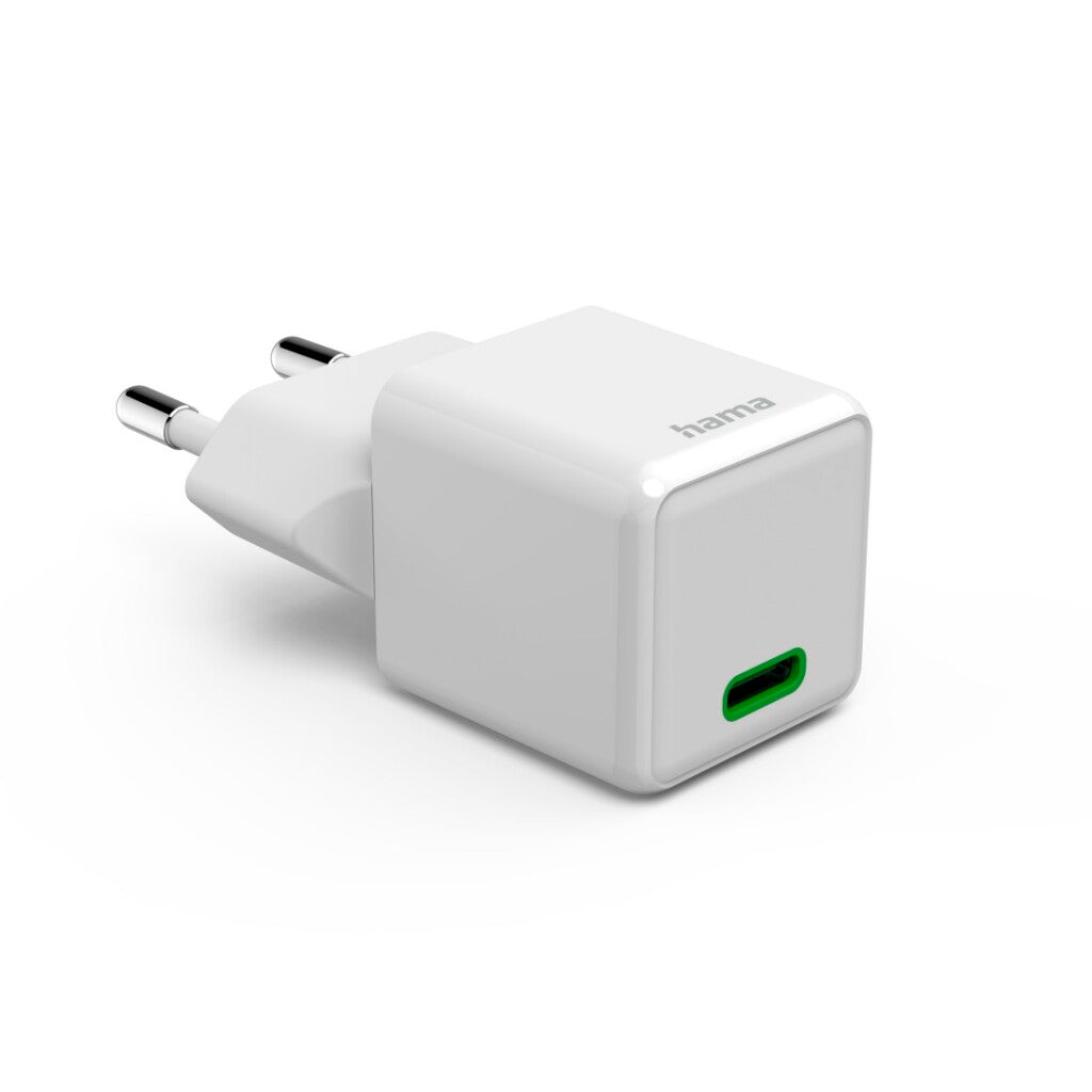 Hama Fast Charger USB-C PD/Qualcomm® Super-Mini-Charger 20 W White