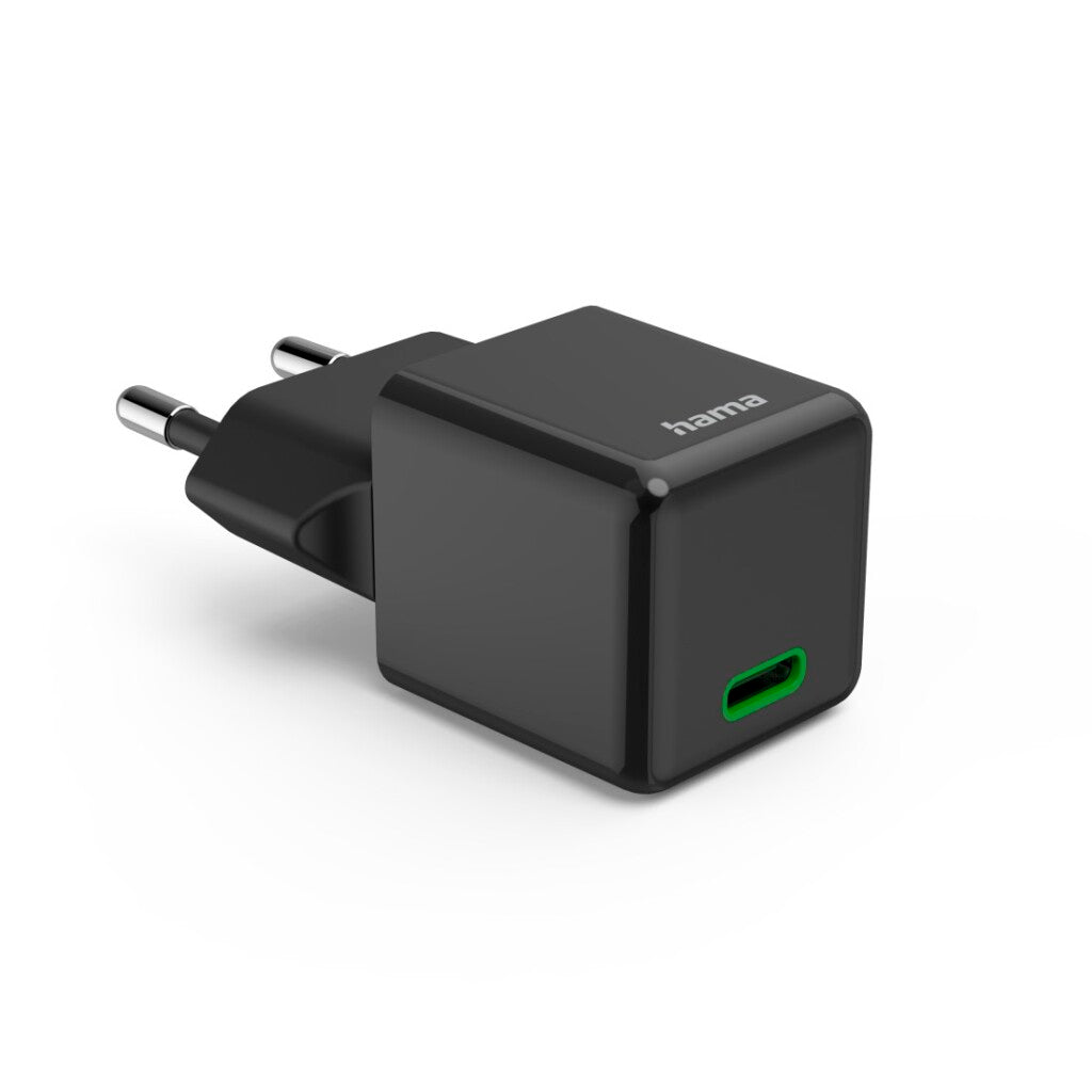 Hama Fast Charger USB-C PD/Qualcomm® Super-Mini-Charger 20 W Black