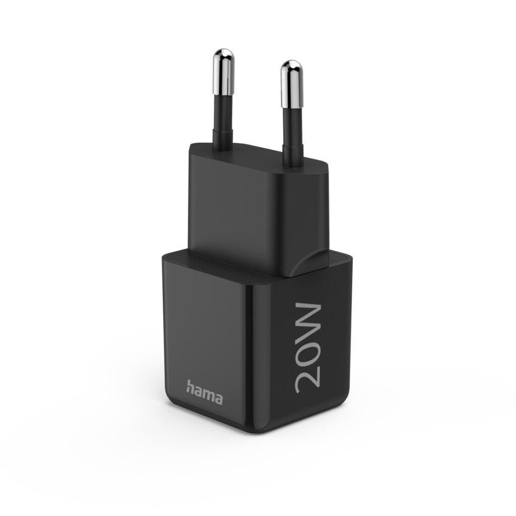 Hama Fast Charger USB-C PD/Qualcomm® Super-Mini-Charger 20 W Black