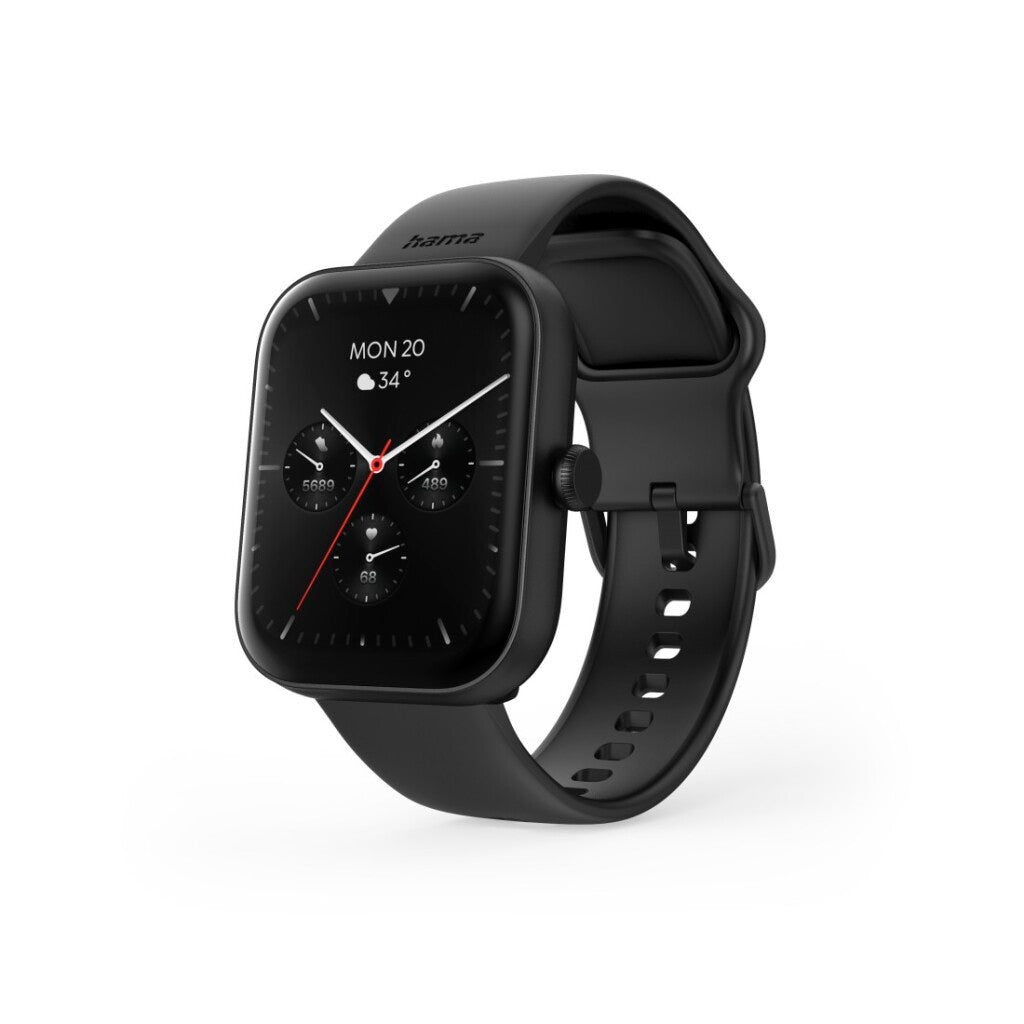 Hama Smartwatch 5000 - Versatile Wearable - Fitness Tracking - Waterproof