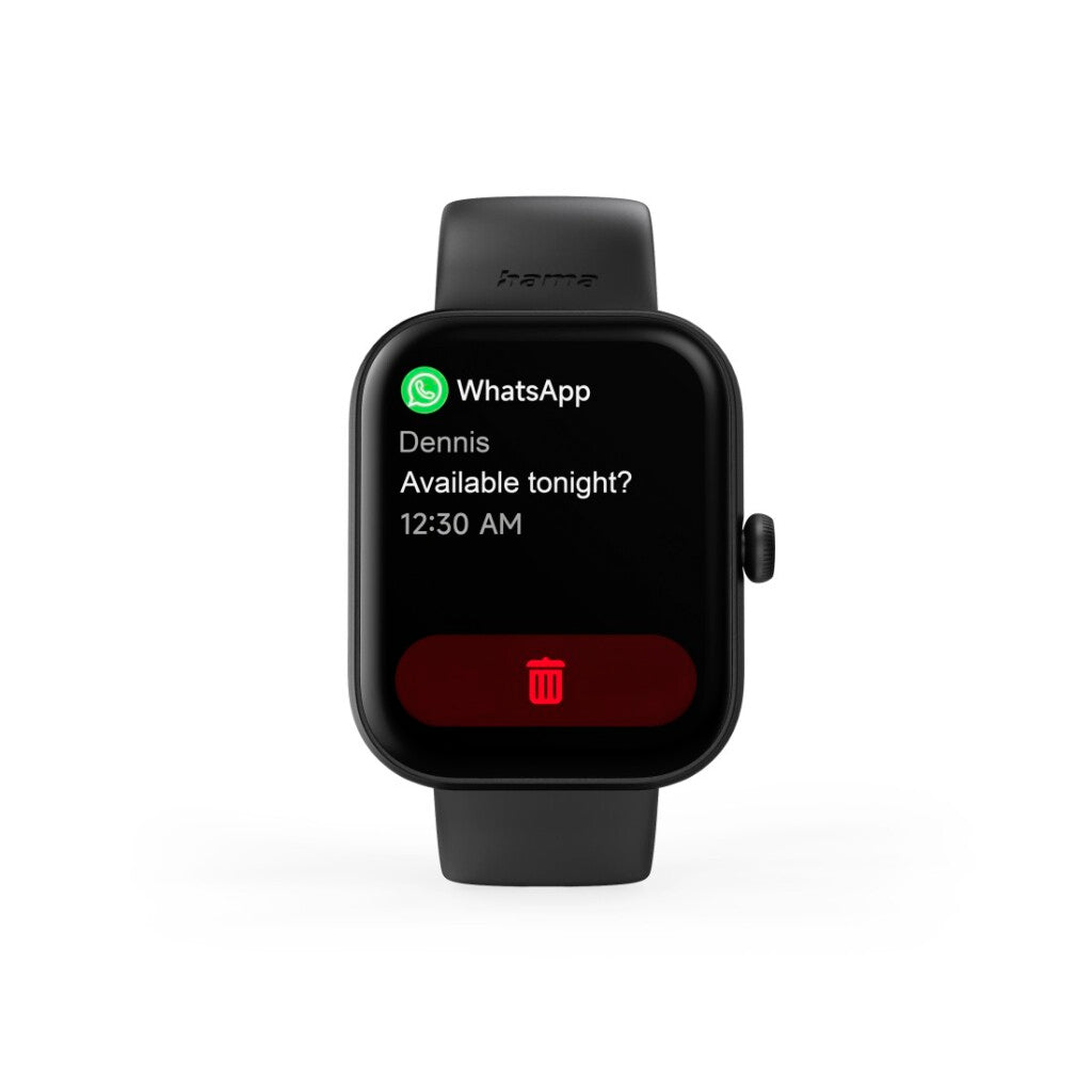 Hama Smartwatch 5000 - Versatile Wearable - Fitness Tracking - Waterproof