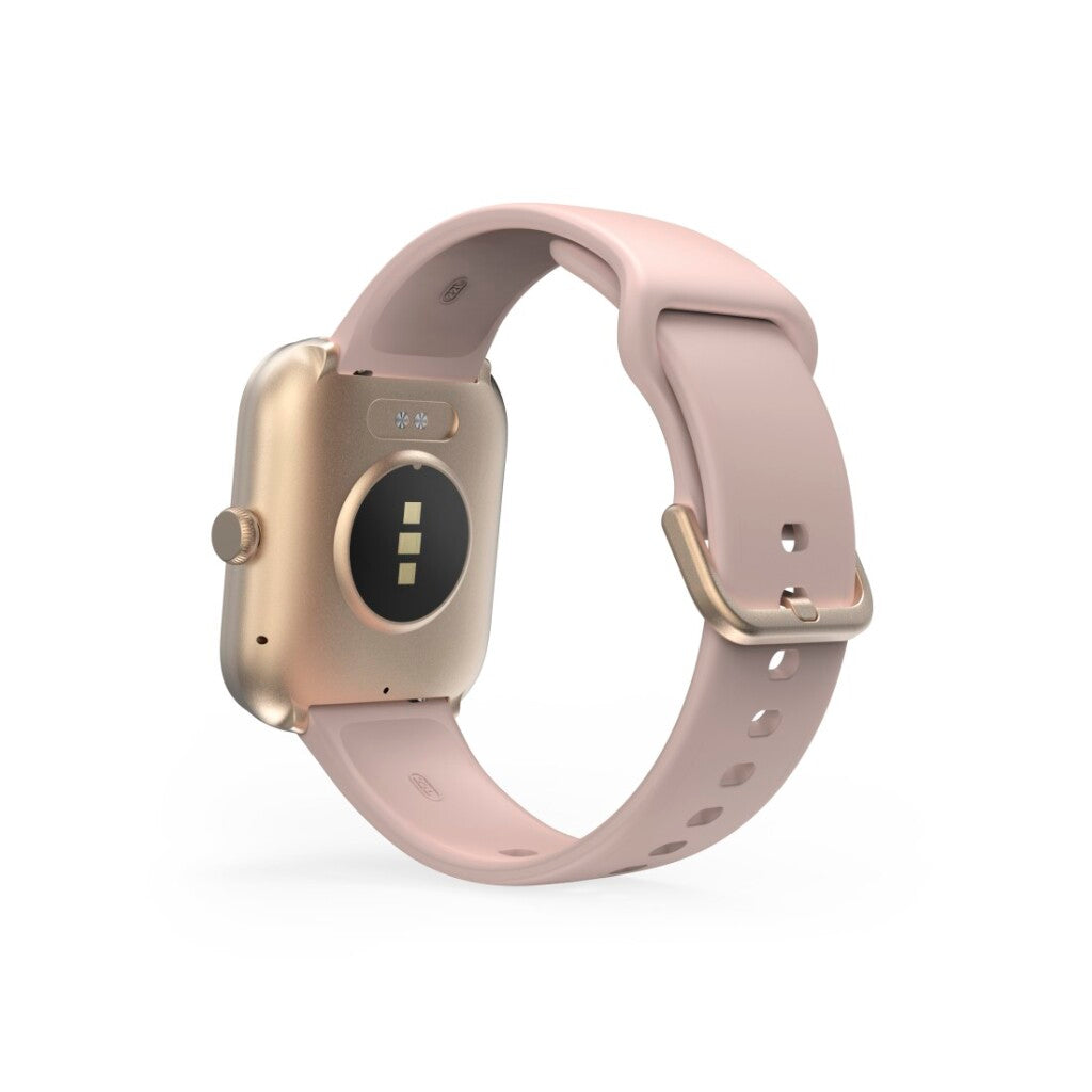 Hama Smartwatch 5000 Phone Function Sleep Analysis Waterproof 1.65 Inch Rose - Fitness Watch with 100 Sports