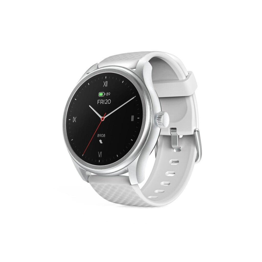 Hama Smartwatch 5010 Round Sleep Monitoring Waterproof 1.38 Inch Silver/Gray - Fitness Watch with Phone Function