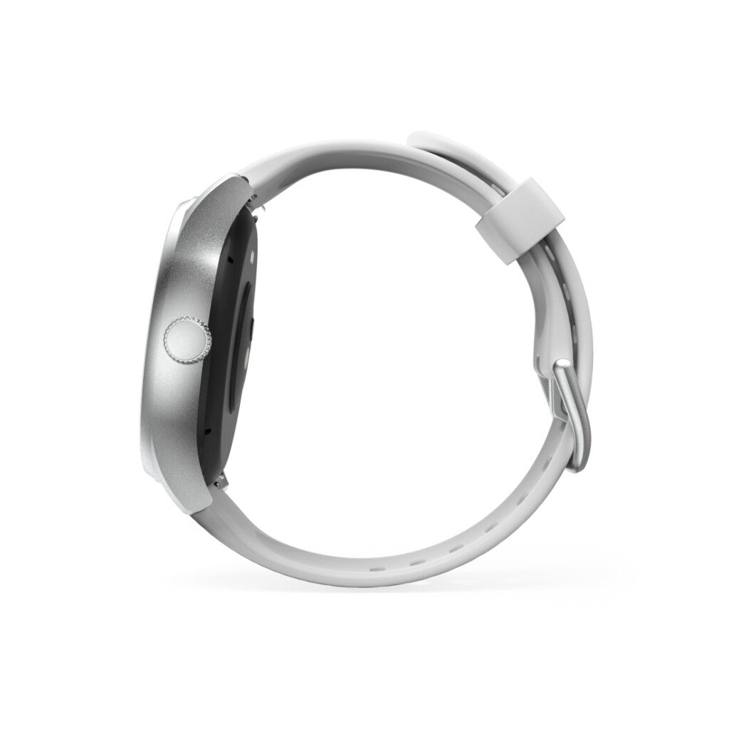 Hama Smartwatch 5010 Round Sleep Monitoring Waterproof 1.38 Inch Silver/Gray - Fitness Watch with Phone Function