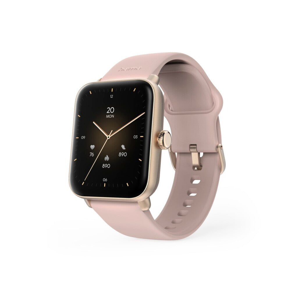 Hama Smartwatch 6010 GPS Waterproof 1.65 Inch TFT Display Phone Function Rose