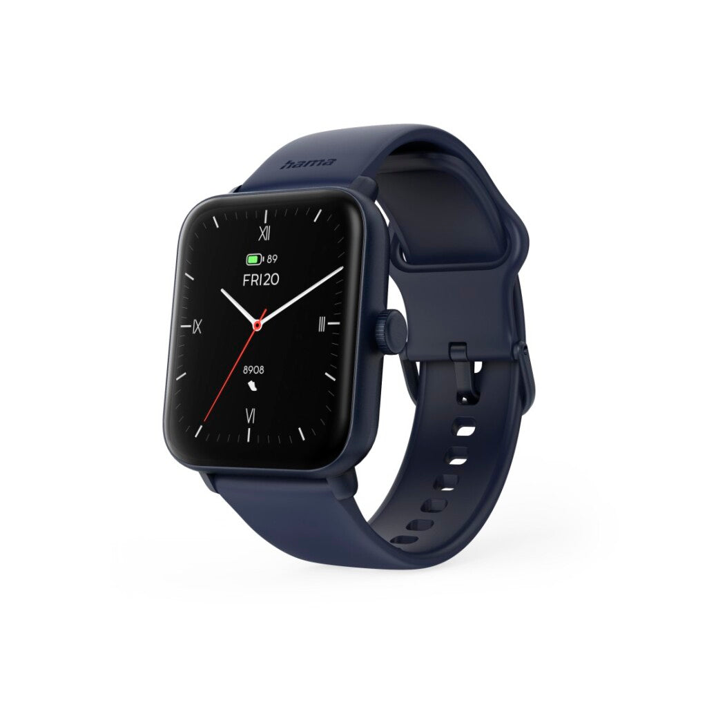 Hama Smartwatch 6010 GPS Waterproof 1.65 Inch TFT Display Phone Function Black
