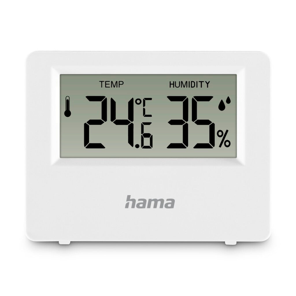 Hama Thermometer + Hygrometer for Indoor and Outdoor Use White