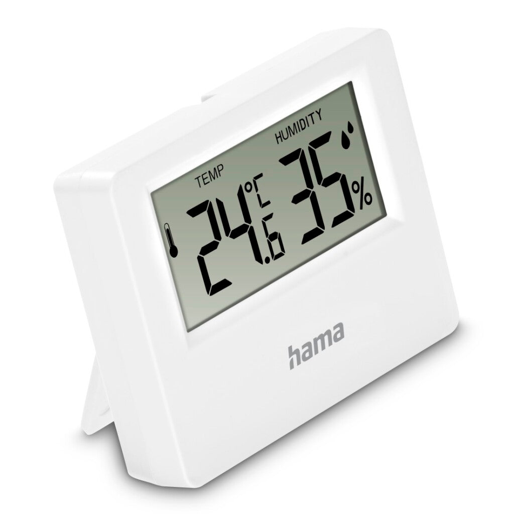 Hama Thermometer + Hygrometer for Indoor and Outdoor Use White
