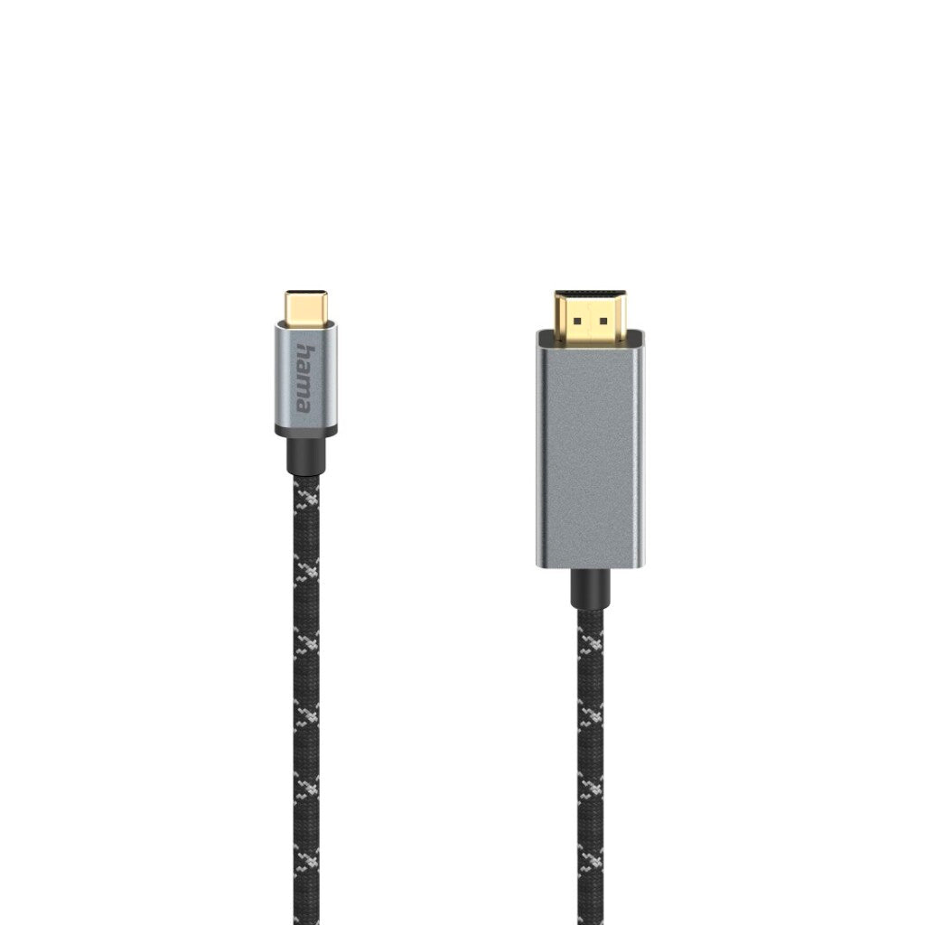 Hama Video Cable USB C to HDMI Ultra-HD 8K/60Hz Gold-Plated 1.5 m Aluminum