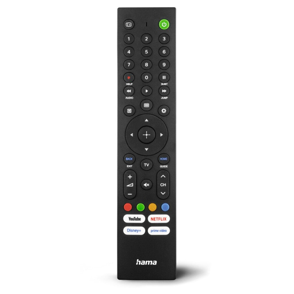 Hama Universal Remote Control Sony TV IR Learning + 4 App Buttons Black