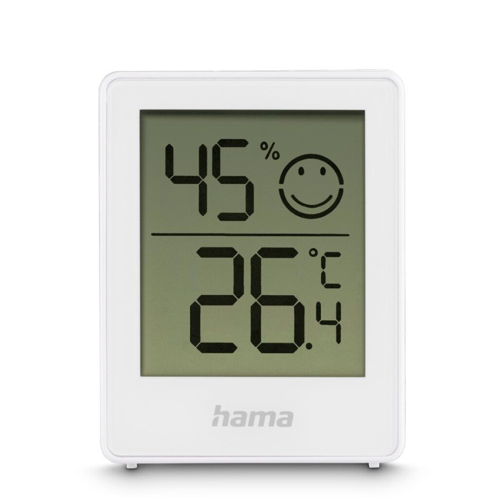 Hama Baros Digital Indoor Thermometer and Hygrometer White 2-Piece