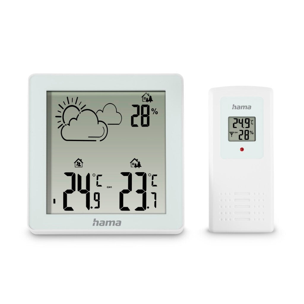 Hama Zakynthos Weather Station White - Indoor/Outdoor Temperature