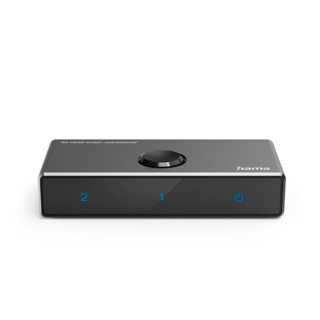 Hama 8K HDMI Switch Bidirectional 1in2 Out/2in1 Out Black