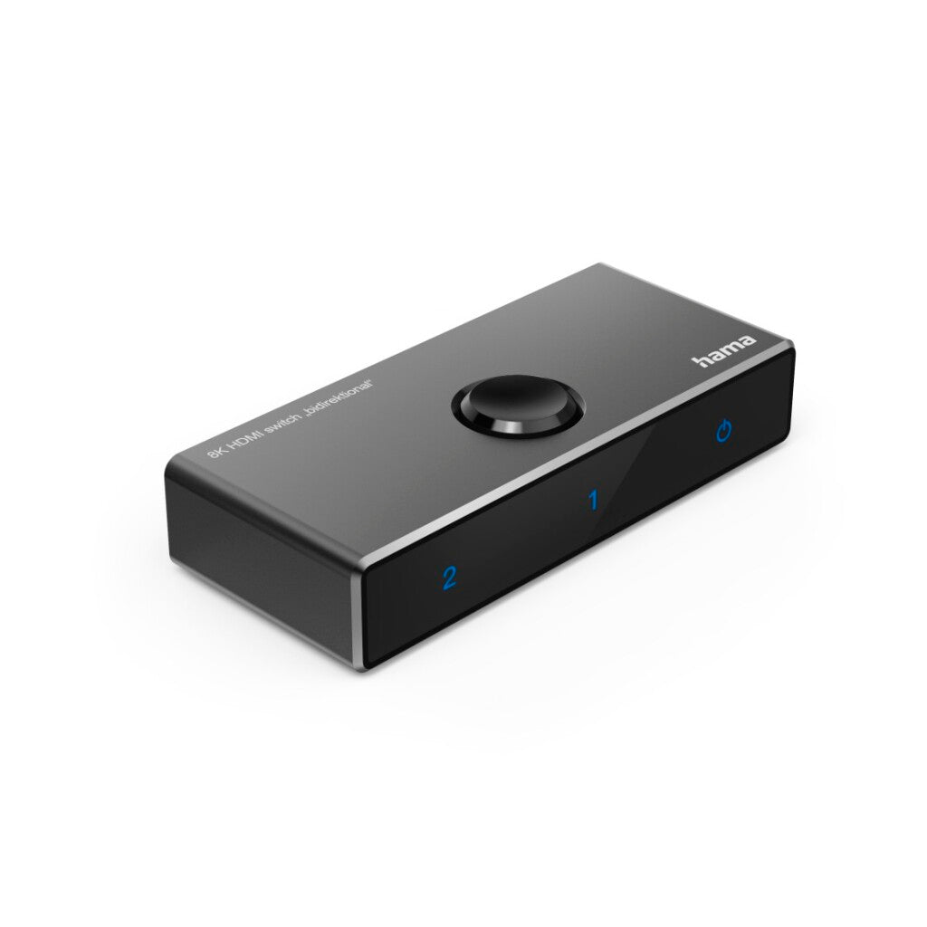 Hama 8K HDMI Switch Bidirectional 1in2 Out/2in1 Out Black
