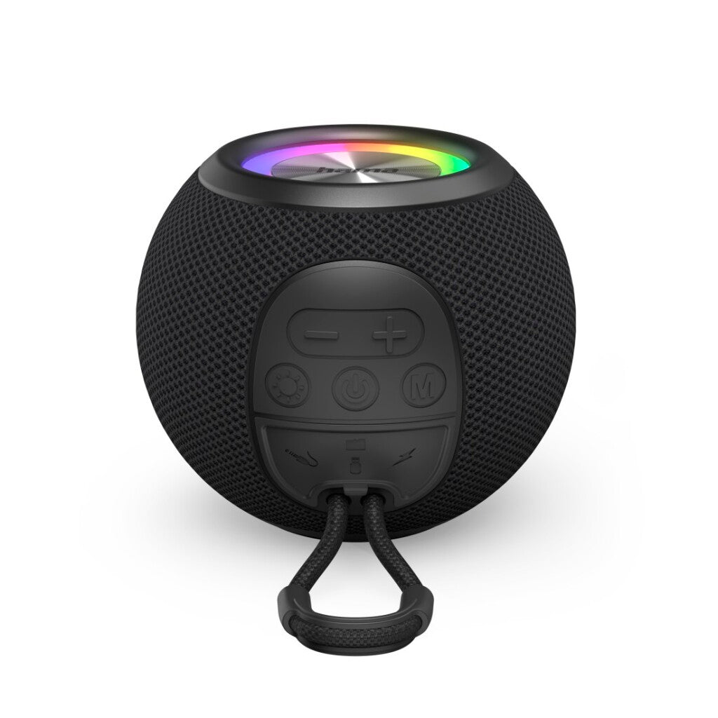 Hama Ball Shape Bluetooth Speaker + Light 5W Black