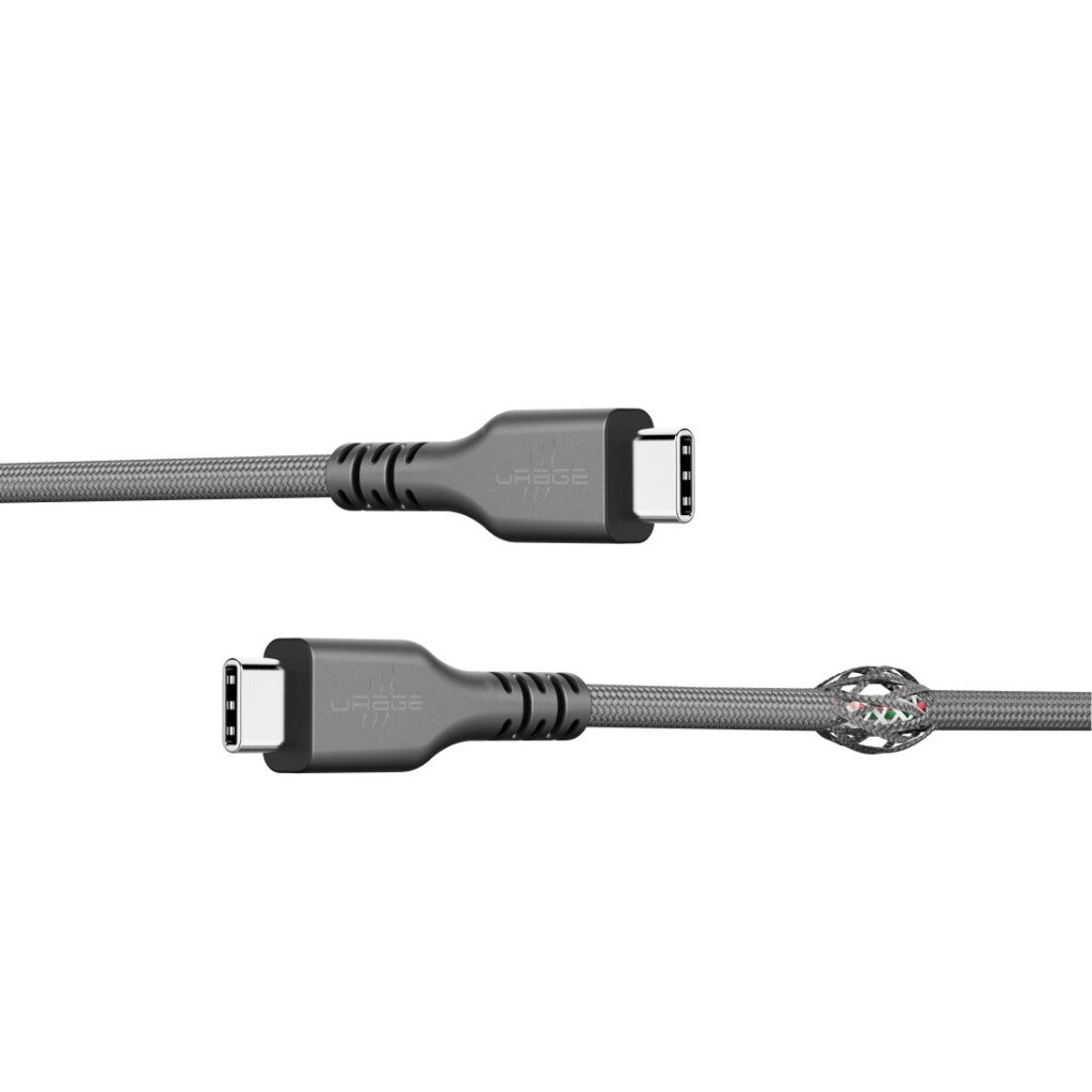 uRage USB-C Cable UFlex 3 m Grey - Extra-Long for Charging and Data Transfer