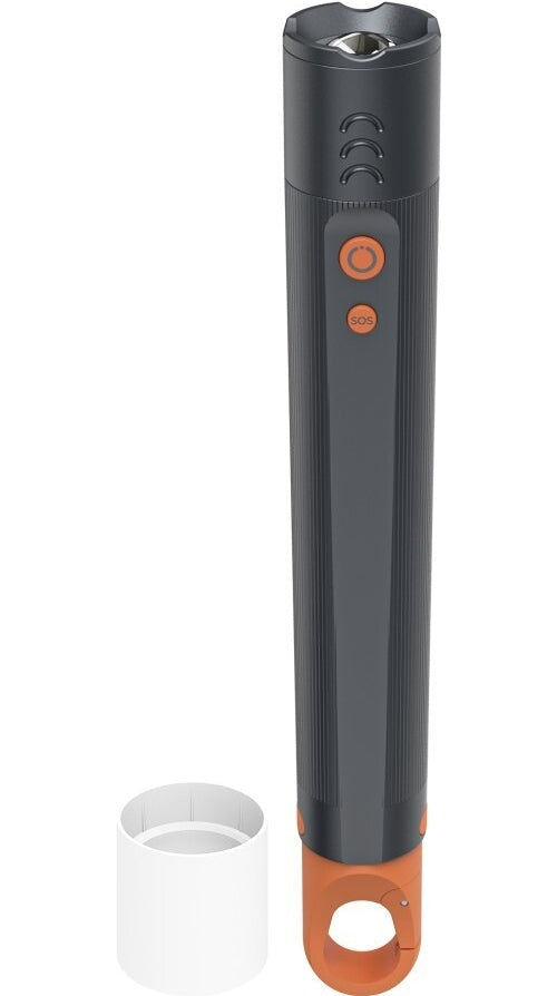 Hama LED-Taschenlampe FLX1000 Batterien stoßfest Alu 4 Modi+ SOS Zoom (00228606) - 4047443535757 - image 1