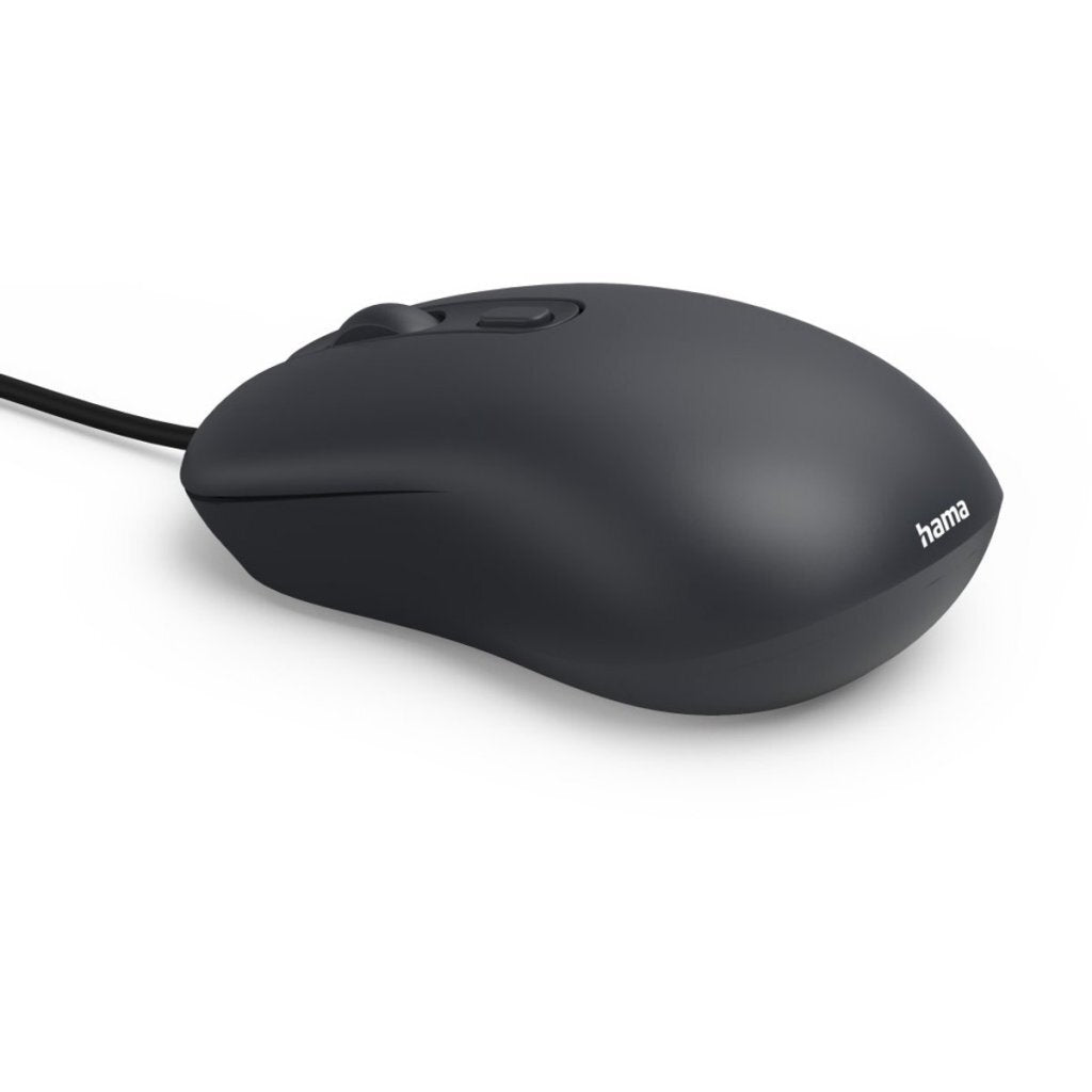 Hama CM-200 Optical Mouse - 4 Buttons - Black