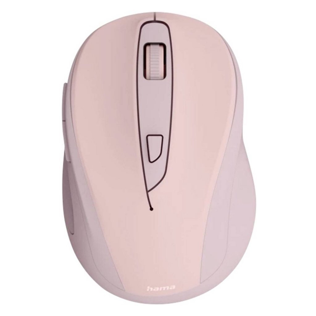 Hama WM-400 Optical Wireless Mouse 6 Buttons 2.4 GHz RF Pink