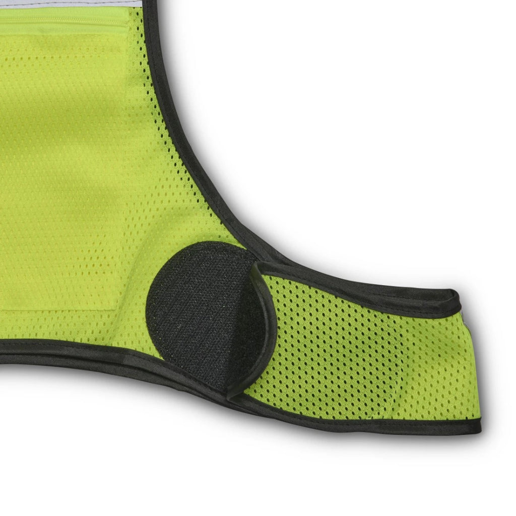 Hama Reflective Vest Neon Yellow - Light Reflective Vest for Cycling and Outdoor Activities - Universal Size