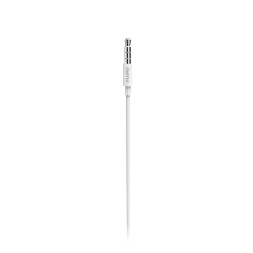 Hama Popply In-Ear Headphones + Microphone White