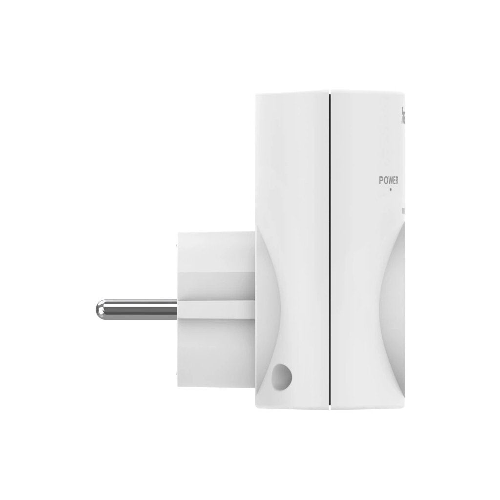 Hama Grounded Socket Adapter Surge Protection 250V White