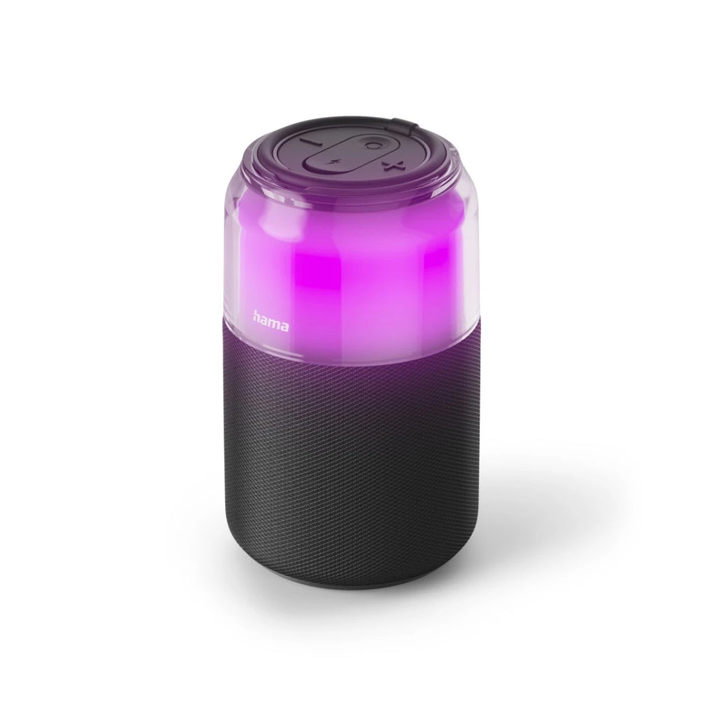 Hama Bluetooth Can Speaker 5W + LED Lighting Black