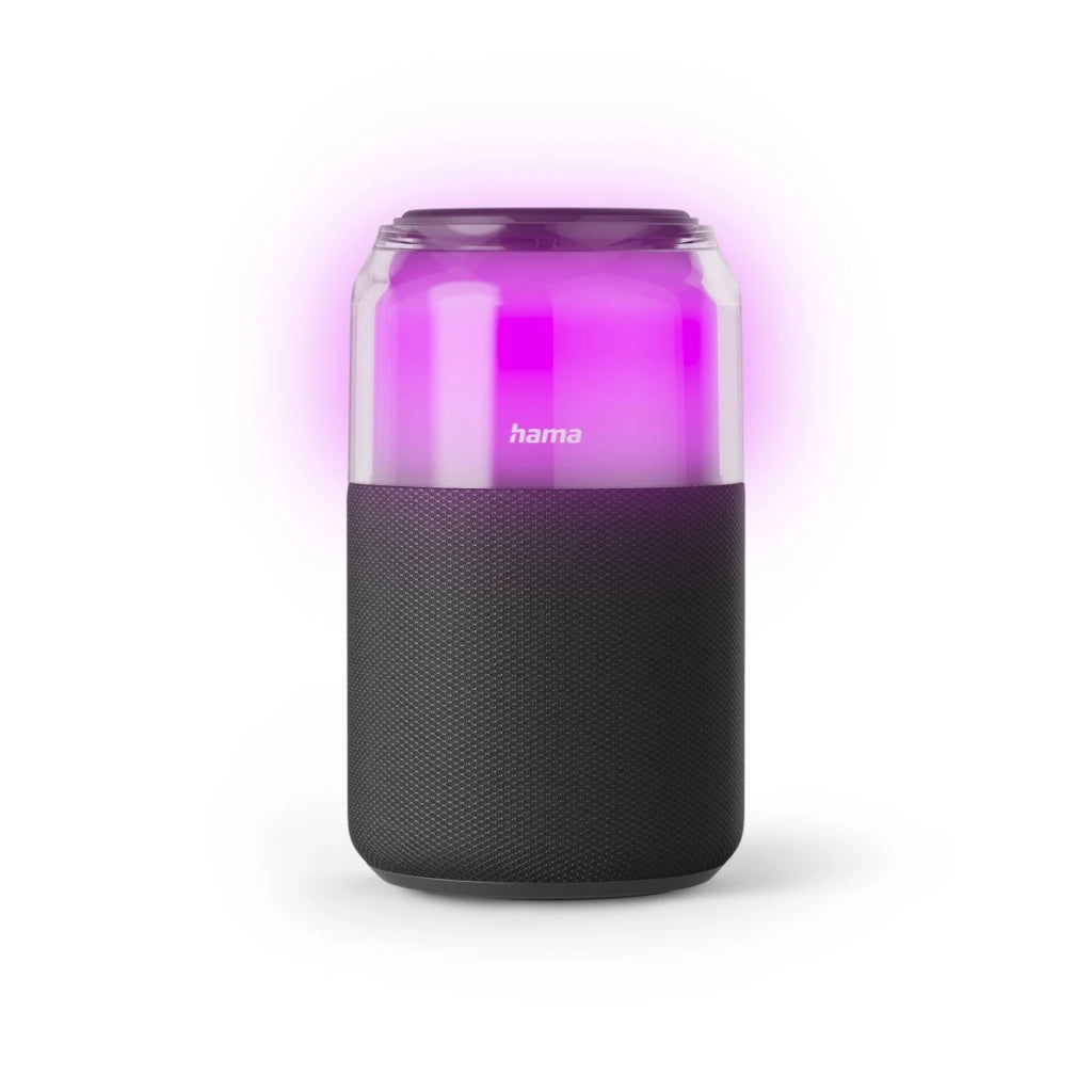 Hama Bluetooth Can Speaker 5W + LED Lighting Black
