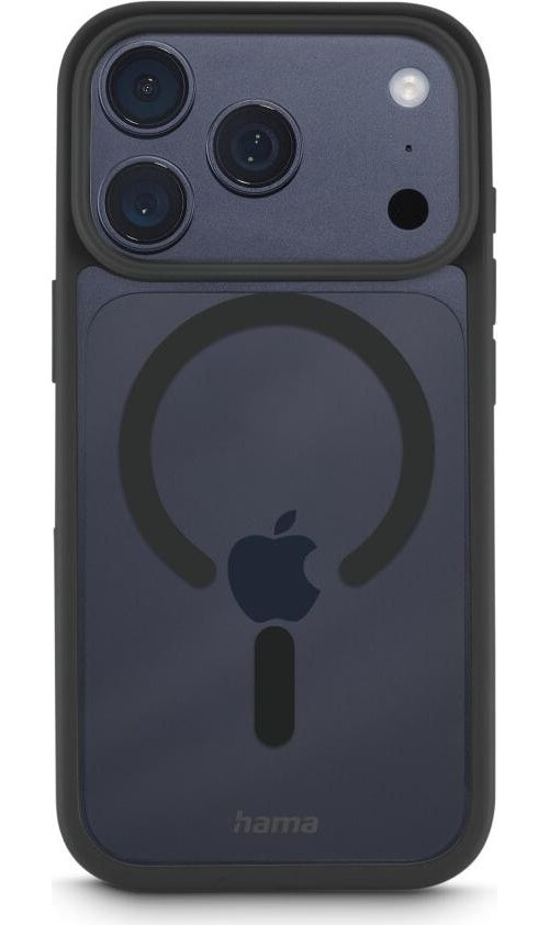 Hama Handyhülle Frame Protect f. iPhone 17 Pro, magnetisch, durchsichtig, Schw (00232425) afbeelding 1