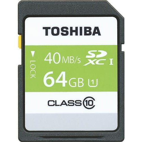 Toshiba Professional - Flash-Speicherkarte - 64 GB - UHS Class 1 / Class10 - SDXC UHS-I afbeelding 1