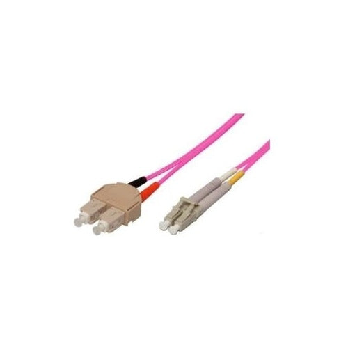 Tecline exertis Connect - Patch-Kabel - SC multi-mode (M) zu LC Multi-Mode (M) - 10 m - Glasfaser - 50/125 Mikrometer - OM4 - Aquamarin (39885610) afbeelding 1