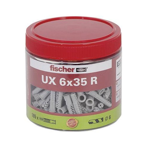 Fischer Universaldübel UX 6x35 R Dose (185) (531027) - 4048962207354 - image 1