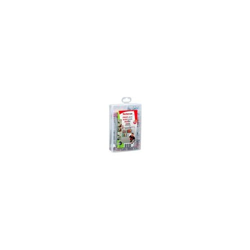fischer 541107 - Schrauben- & Dübelsatz - Autoklaven-Porenbeton - Mauerziegel - Beton - Gipsblock - Gipskarton - Kunststoff - 45 Stück(e) - Box (541107) afbeelding 1