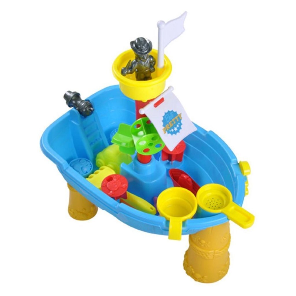 KnorrToys Sand and Water Table Pirate Ship