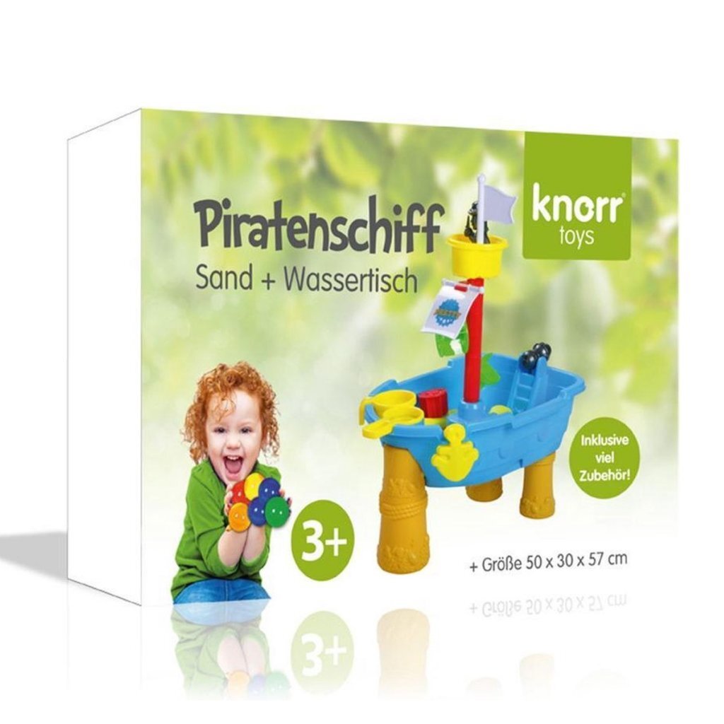 KnorrToys Sand and Water Table Pirate Ship