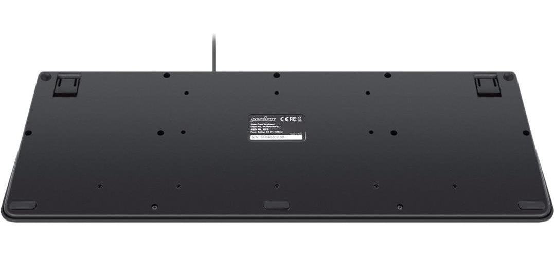 Perixx USB-Tastatur Periboard-517 Schwarz Staubgeschützt, Spritzwassergeschützt (11363) afbeelding 1