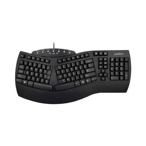 Perixx PERIBOARD-512 - Tastatur - USB - Deutsch - Schwarz (PERIBOARD-512 SCHWARZ) afbeelding 1