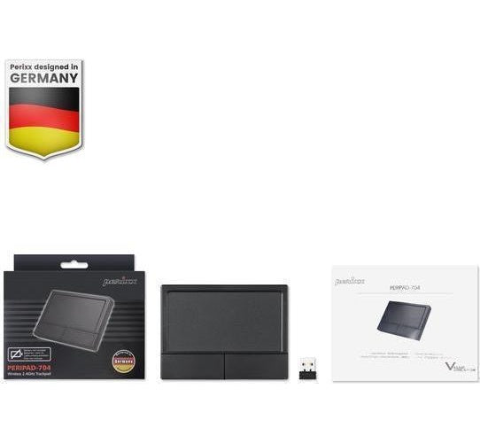 Perixx 11634 - Schwarz - Windows 10,Windows 7,Windows 8 - 120 mm - 90 mm - 18,8 mm - 110 g (PERIPAD-704) afbeelding 1