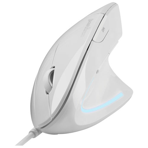 Perixx PERIMICE-513 W Ergonomische Maus Kabelgebunden Optisch Weiß 6 Tasten 1600 dpi (12275) afbeelding 1