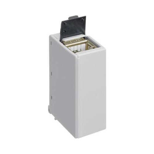 Hager ZZ45ZPH6 RJ45 Buchse IP2X f.Hutschiene (ZZ45ZPH6) afbeelding 1
