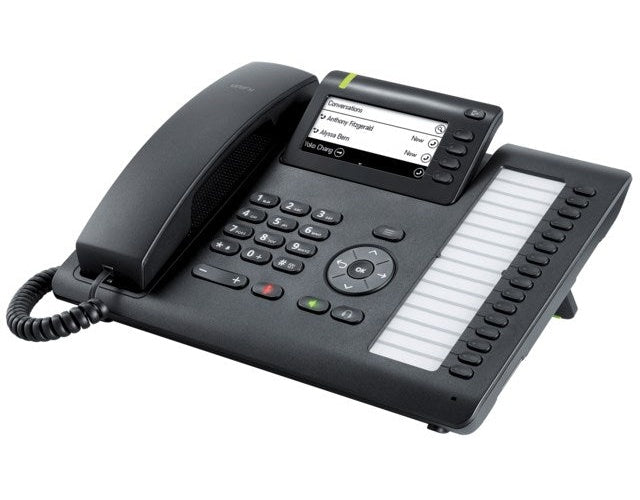 Unify OpenScape Desk Phone CP400 - VoIP-Telefon - SIP - Schwarz afbeelding 1