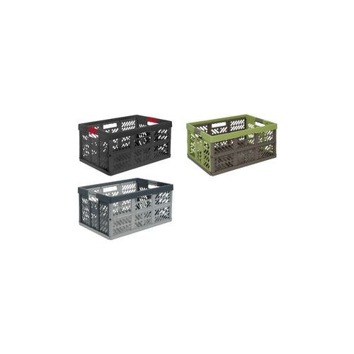 keeeper Profi-Klappbox "ben", 45 Liter, PP, graphite Tragkraft: 50 kg, patentierter Faltmechanismus, - 1 Stück (1029782600000) afbeelding 1