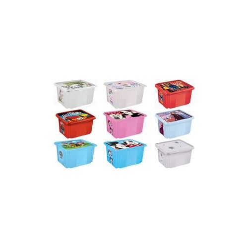 keeeper kids Dreh-/Stapelbox paulina "Frozen", 45 Liter mit Deckel, blau mit Motiv-Aufdruck, Material: PP/TPE, - 1 Stück (1221961421200) afbeelding 1