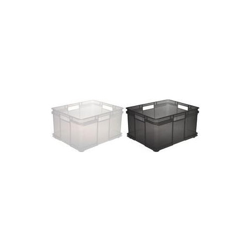 keeeper Aufbewahrungsbox Euro-Box XXL "bruno", 54 L, grau crystal-grey, äußerst stabil, rundumlaufende Rippen für - 1 Stück (1539982700000) afbeelding 1
