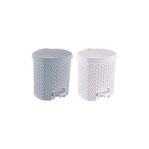 keeeper Tret-Abfalleimer "tjark", 11,5 Liter, nordic-white Tret-Abfalleimer, Rattan-Optik, mit Tretpedal, - 1 Stück (1030351900000) afbeelding 1