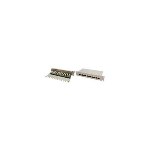 LogiLink 25,40cm (10") Patch Panel Kat.6, Klasse E, geschirmt, 1 HE (NP0041) afbeelding 1